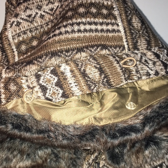 Athleta Fair Isle Full Zip Hooded Sweater - Picture 6 of 8